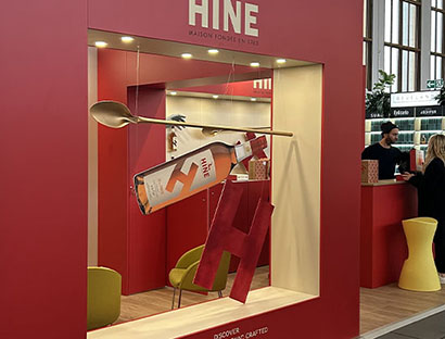 Conception de stand pour salon professionnel, Hine Cognac